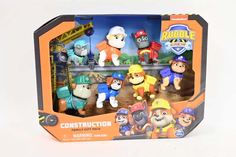 Figurki Psi Patrol Rubble i jego Ekipa 7-pak - tantis.pl