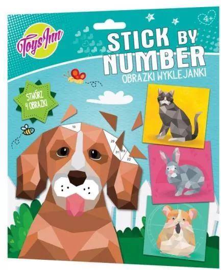 Obrazki wyklejanki. Zwierzęta. ToysInn - tantis.pl