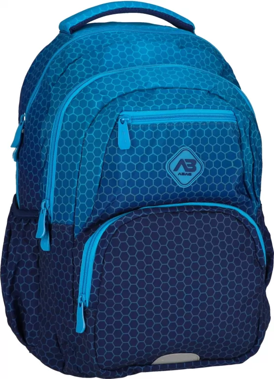 Plecak 3-komorowy Hexagon Blue Ombre Astra - tantis.pl