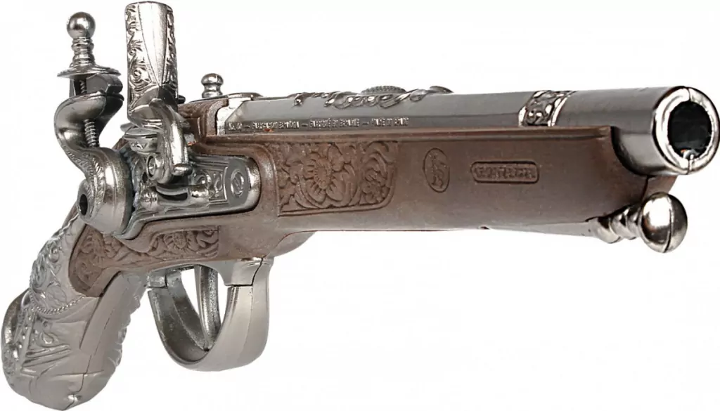 Metalowy pistolet pirata - tantis.pl