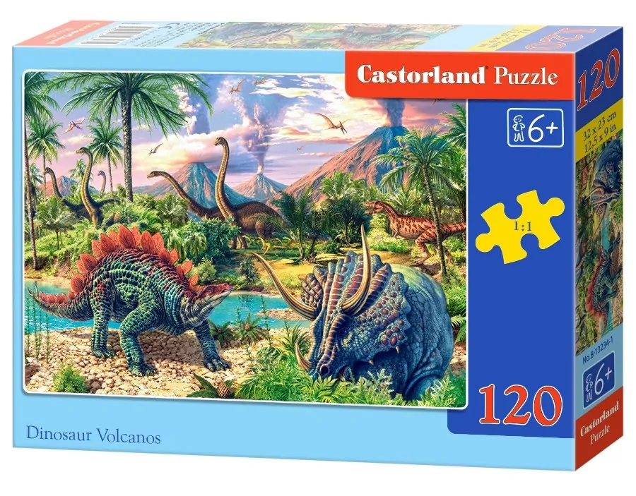 Puzzle 120. Dinosaur Volcanos - tantis.pl