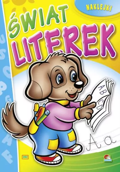 Świat Literek. Kolorowanka z naklejkami - tantis.pl