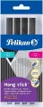 Długopis Hang Stick 0,7mm czarny 4szt PELIKAN - tantis.pl
