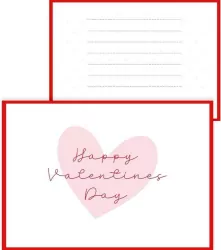 Kartka na życzenia z kopertą dla Walentynki
