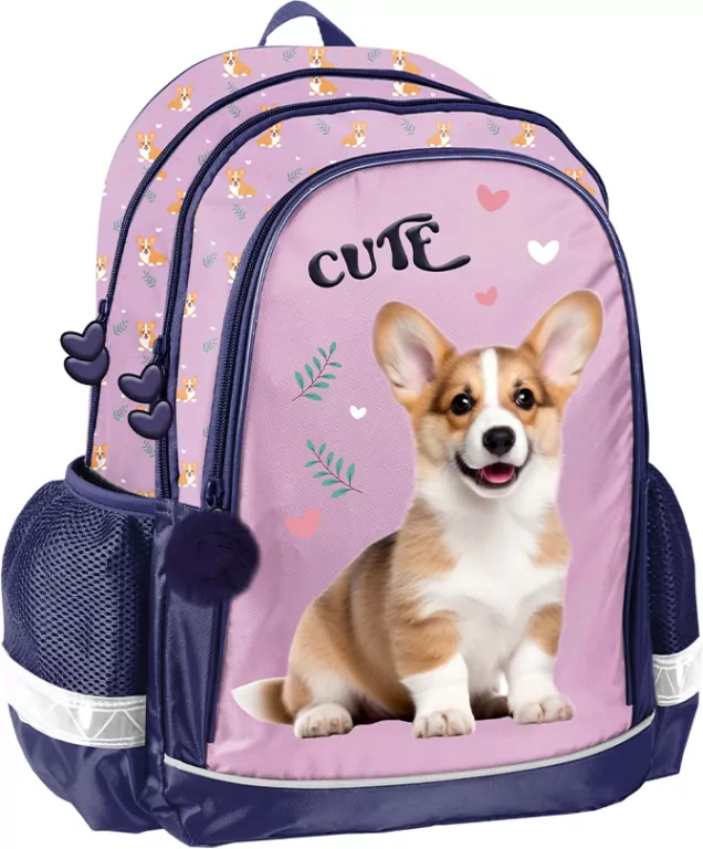Plecak 3-komorowy Cute Corgi PP26CG-081 - tantis.pl