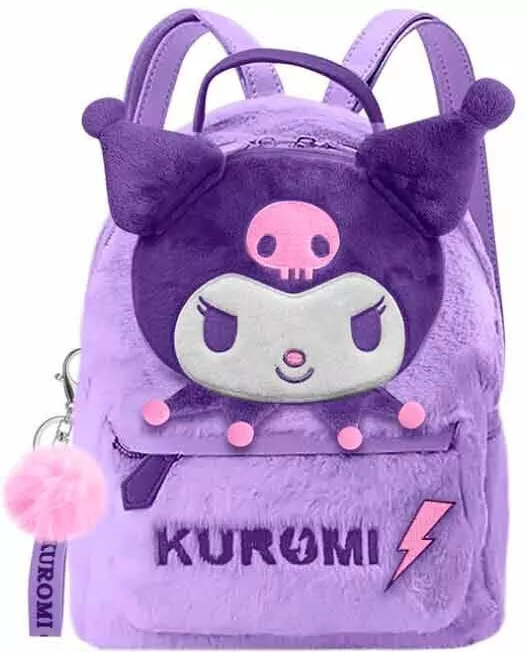 Plecak pluszowy Hello Kitty Kuromi 32cm KU00028 - tantis.pl