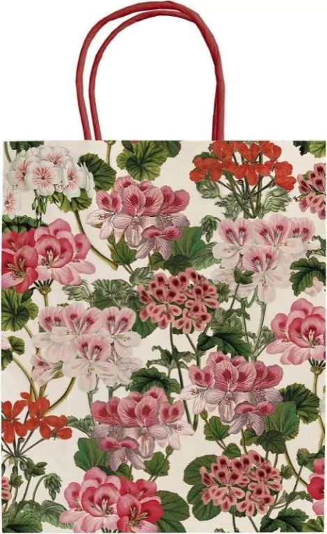 Torebka ozdobna A5 STBAG167 Pelargonia - tantis.pl