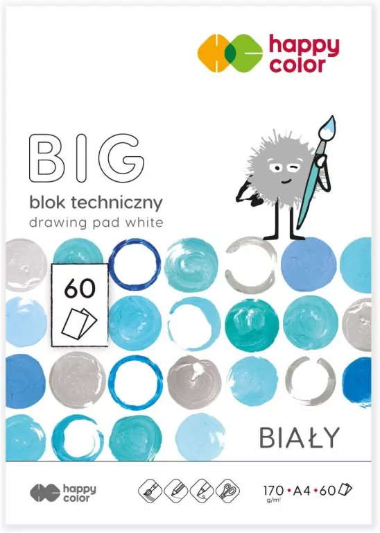 Blok techniczny biały A4/60K - tantis.pl