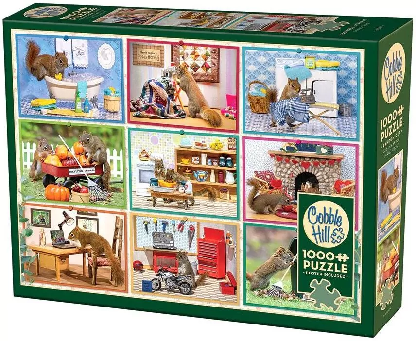 Puzzle 1000. Wiewiórki domowe - tantis.pl