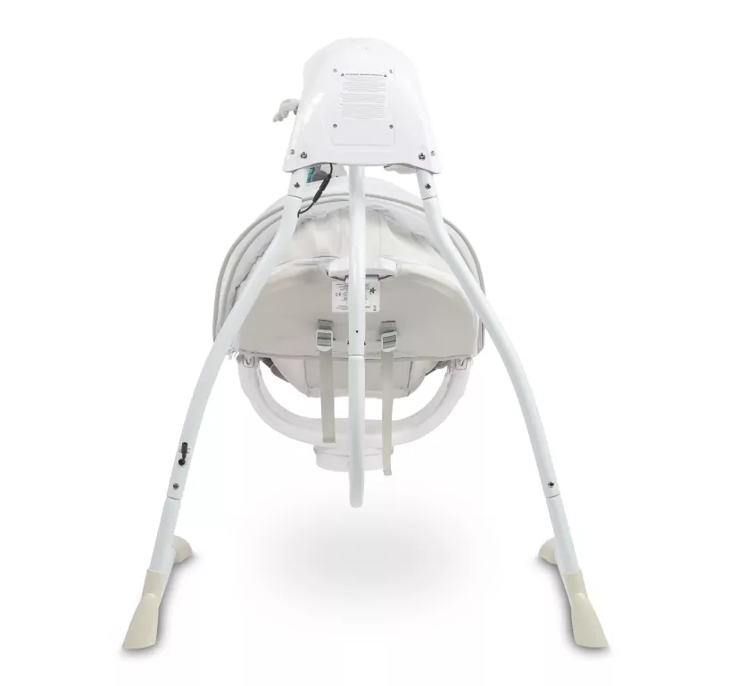 Caretero Huśtawka elektryczna Raffi light grey - tantis.pl