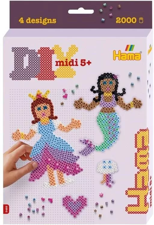 Koraliki Midi Księżniczka i Syrenka 2000el - tantis.pl