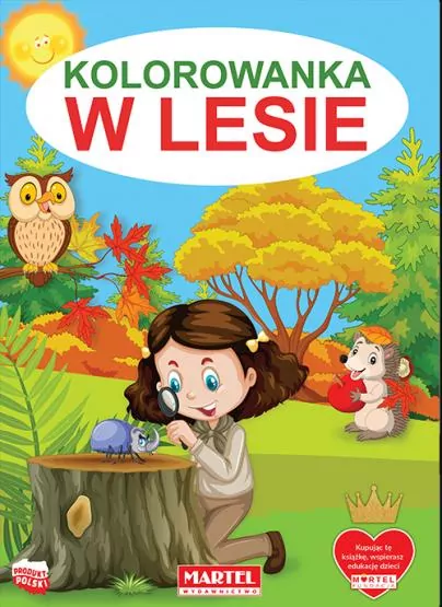 W lesie. Kolorowanki - tantis.pl