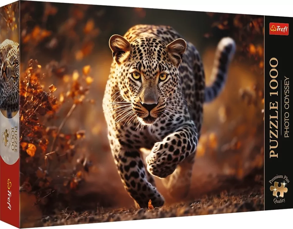 Puzzle 1000. Dziki Leopard - tantis.pl