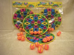 Rzutki miękkie z piłeczkami w worku