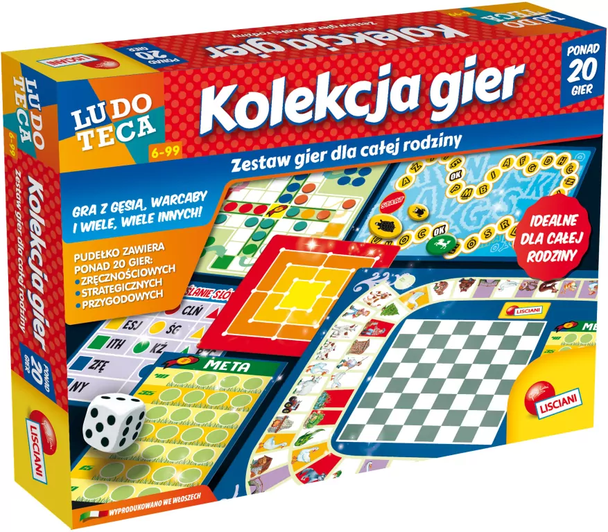 Kolekcja gier. Zestaw 20 gier dla całej rodziny - tantis.pl