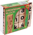Klocki drewniane literki - tantis.pl