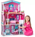 DOMEK DLA LALEK DREWNIANY AKCESORIA 85X45X12 - tantis.pl