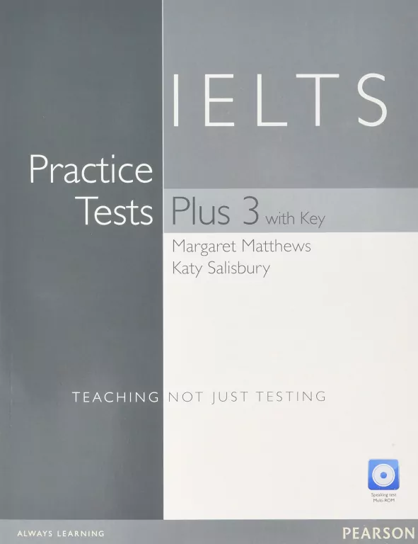 IELTS. Practice Tests Plus 3 with key and Multi-ROM - tantis.pl