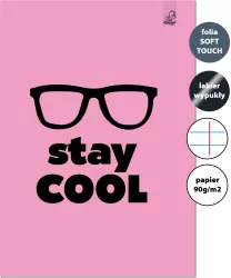 Zeszyt A4 32k.w linie z marginesem Stay Cool 90g