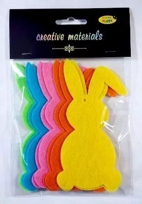 Zajączki z filcu 13cm mix - tantis.pl