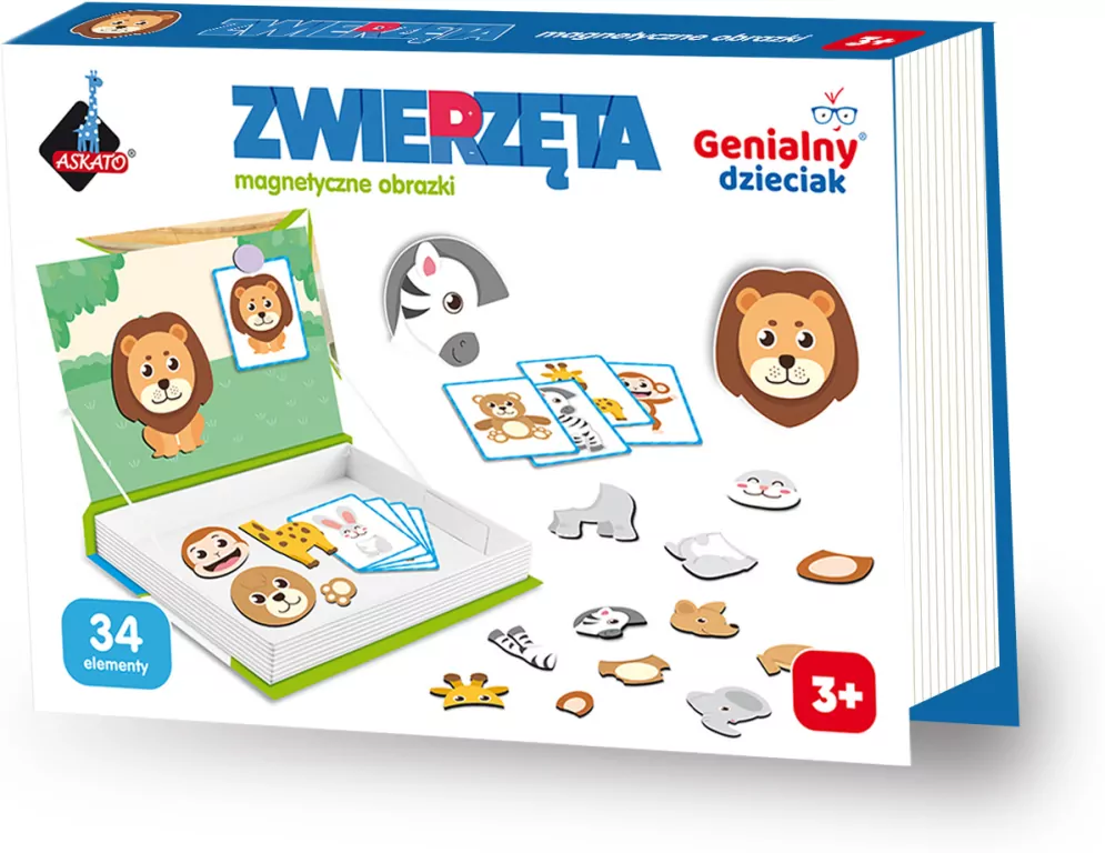 Układanka magnetyczna - zwierzątka - tantis.pl