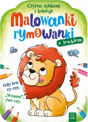 Malowanki rymowanki z lewkiem. Czytam sylabami...