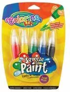 Farby colorino kids w tubach z pędzelkiem 5 kolorów - tantis.pl