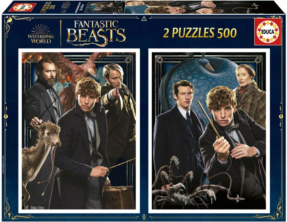 Puzzle 2x500 Fantastyczne Zwierzęta 111553 - tantis.pl