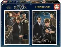 Puzzle 2x500 Fantastyczne Zwierzęta 111553 - tantis.pl