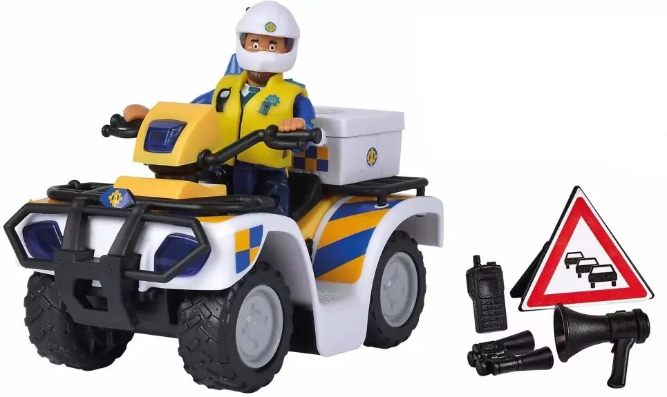 Quad policyjny z figurką. Strażak Sam - tantis.pl