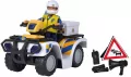 Quad policyjny z figurką. Strażak Sam - tantis.pl