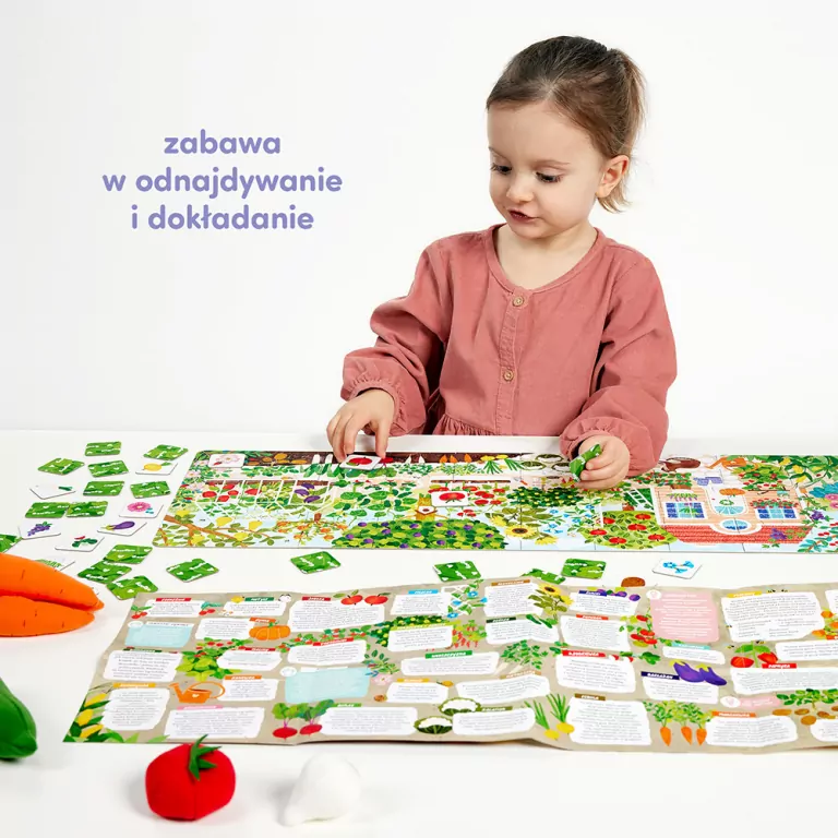 CzuCzu. Puzzle. Co rośnie w ogródku. 40 el. - tantis.pl