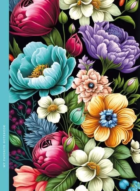 Notatnik ozdobny 143x200/48K kratka TW Flora FRESH - tantis.pl
