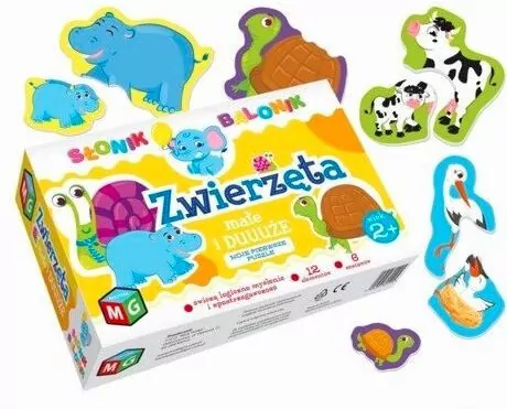 Zwierzęta duże i małe. Słonik Balonik - tantis.pl