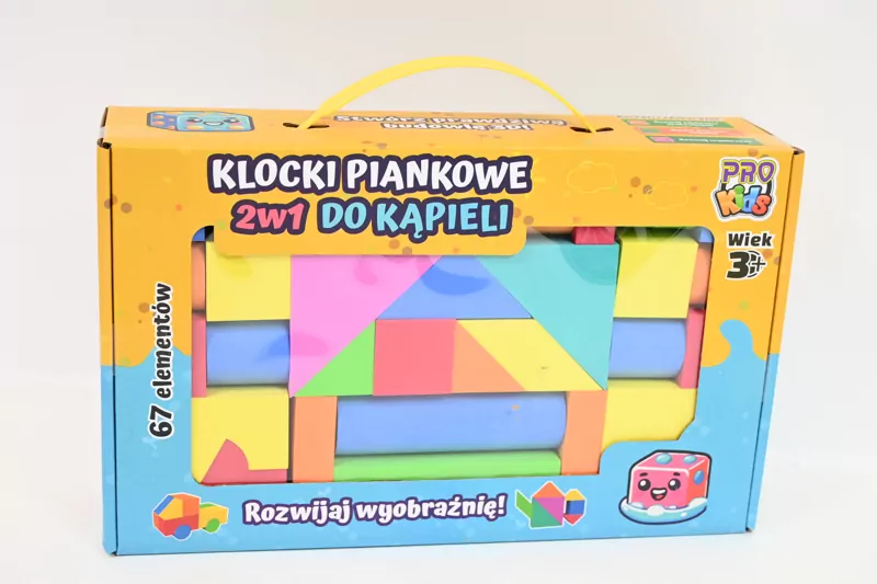 Klocki piankowe 2w1 do kąpieli - tantis.pl