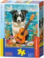Puzzle 100. Collie, Guitar and the Sea. 111268 - tantis.pl