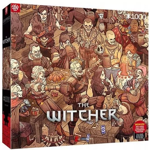 Puzzle 1000 The Witcher (Wiedźmin) Birthday - tantis.pl
