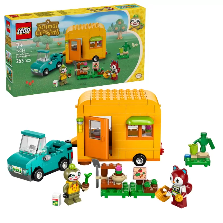 LEGO® Animal Crossing. Leif i jego karawan oraz sklep ogrodniczy 77054 - tantis.pl