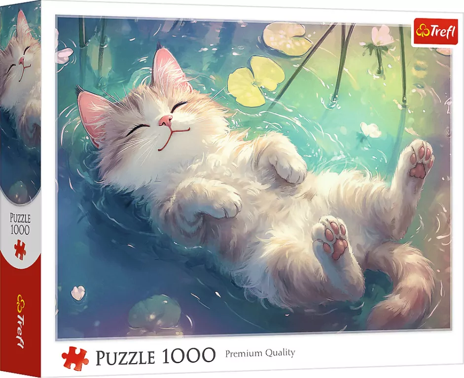 Puzzle 1000 Purrfekcyjny relaks TREFL - tantis.pl