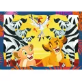 Puzzle 4w1. Odważny Król Lew. 34653 - tantis.pl