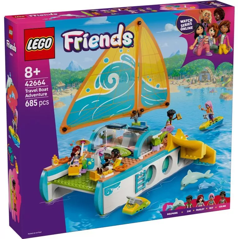 LEGO® Friends. Przygoda na łodzi 42664 - tantis.pl