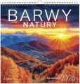 Kalendarz 2026 wieloplanszowy kwadrat Barwy Natury - tantis.pl
