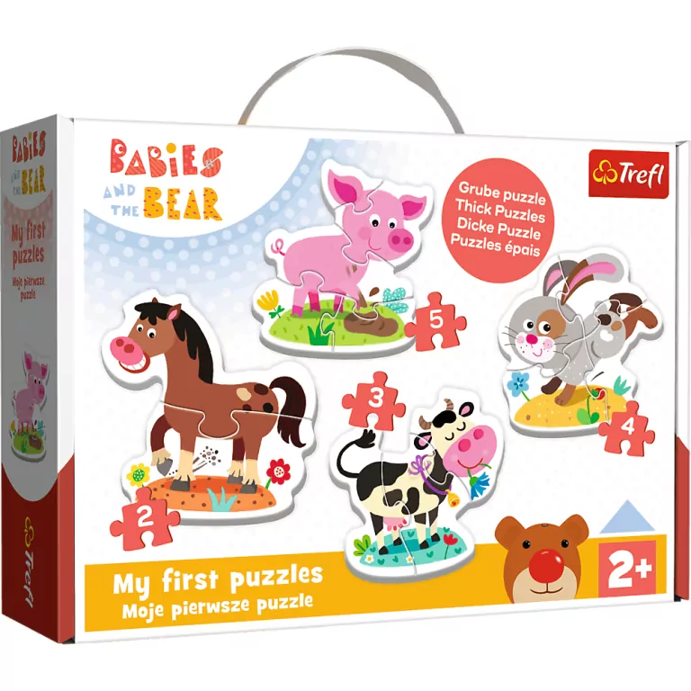 Trefl. Puzzle Baby Classic Na farmie - tantis.pl