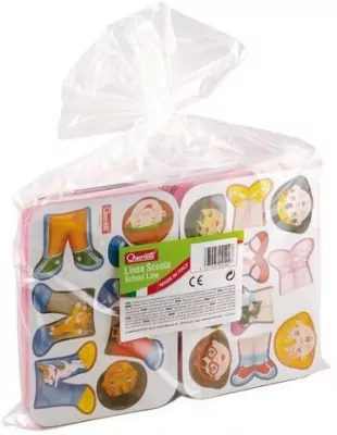 Układanka magnetyczna Dress Baby 24 sztuki mix