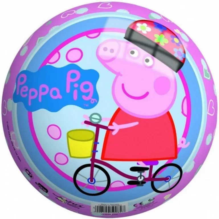 Piłka perłowa Świnka Peppa 23 cm - tantis.pl