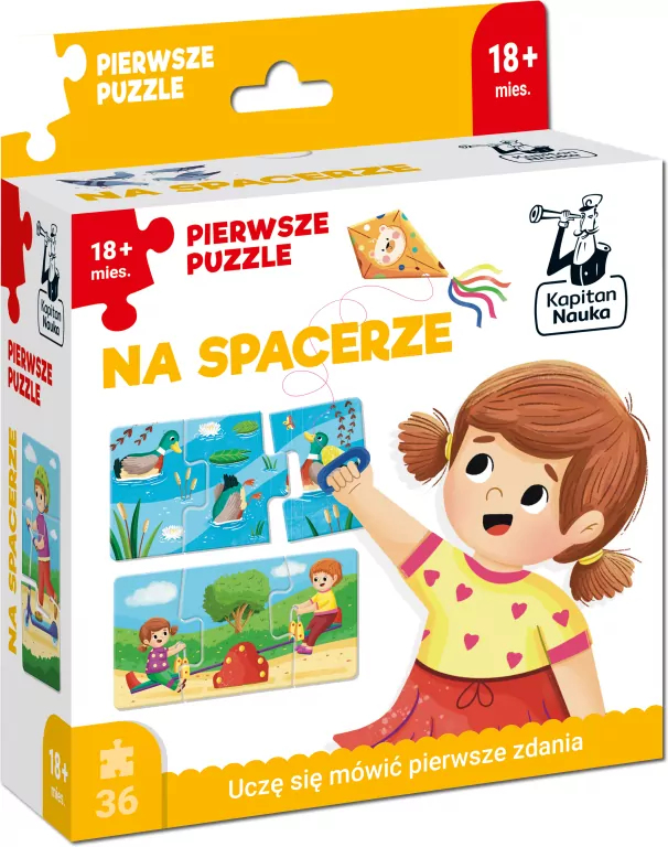 Na spacerze. Pierwsze puzzle. Kapitan Nauka - tantis.pl