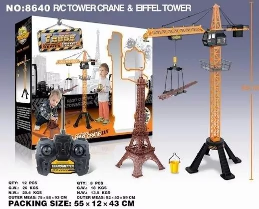 Dżwig R/C z Wieżą Eiffla - tantis.pl