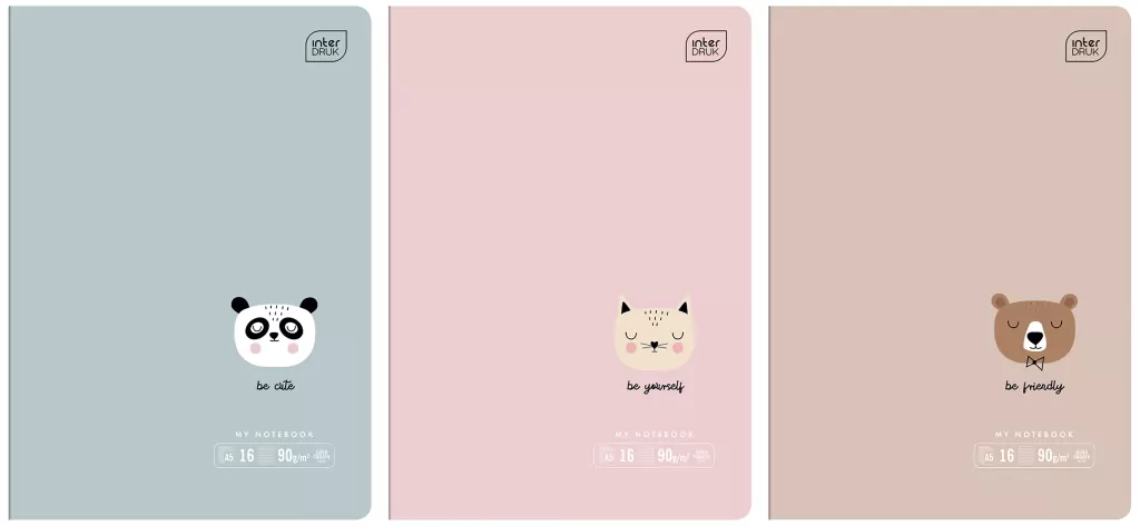 Zeszyt Friends Girls. A5/16K linia. 1 sztuka - tantis.pl