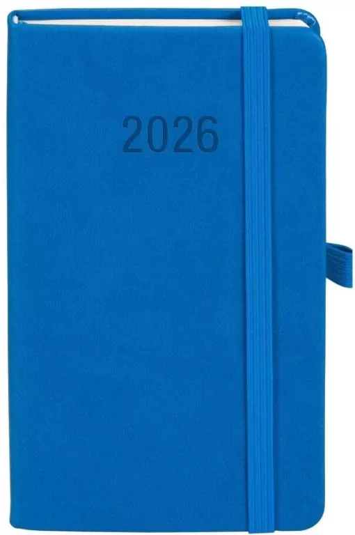 Kalendarz 2026 A6 Memofix TDW niebieski - tantis.pl