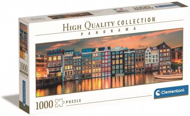 Puzzle 1000 Panorama HQ Bright Amsterdam - tantis.pl